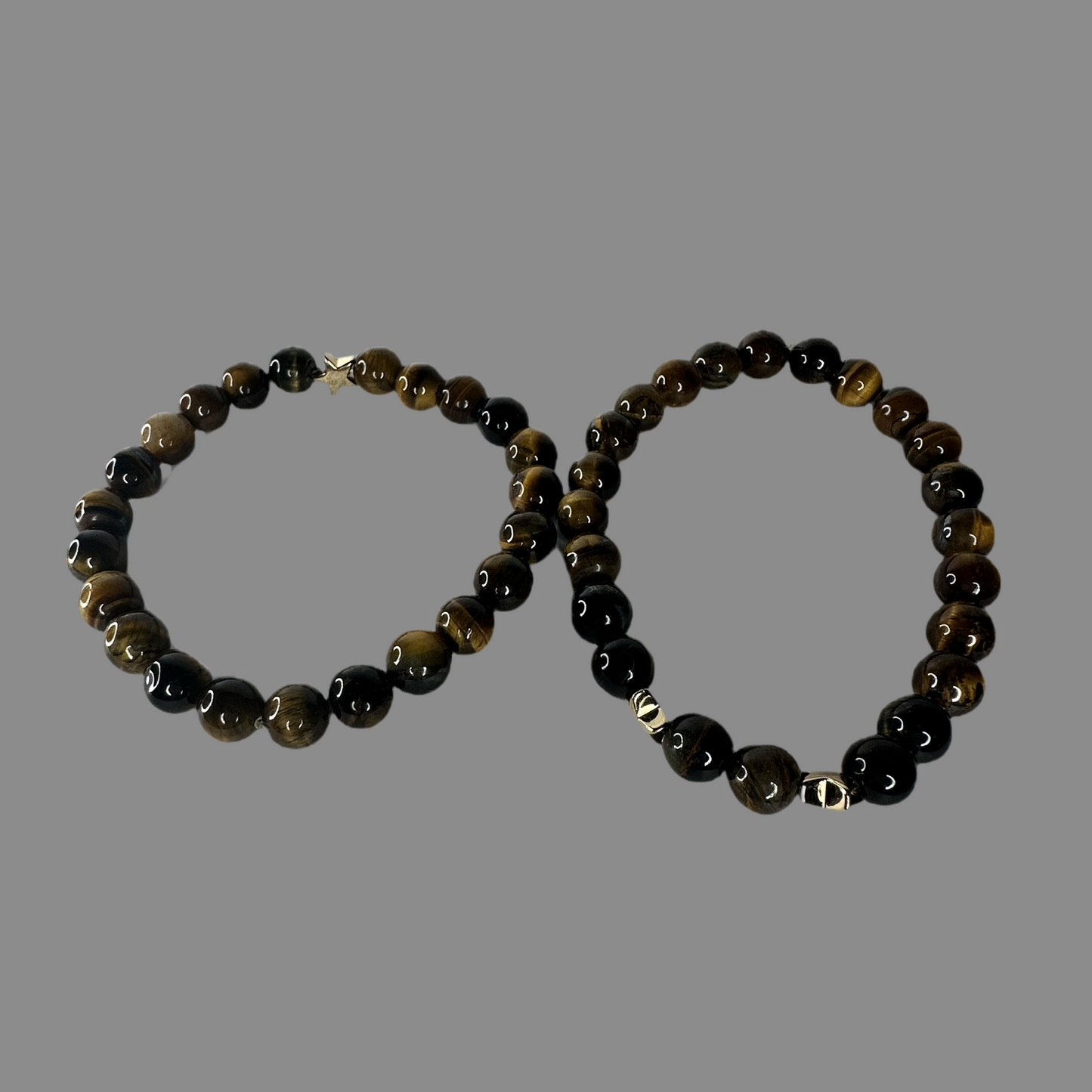 Shiny tigers eye bracelets