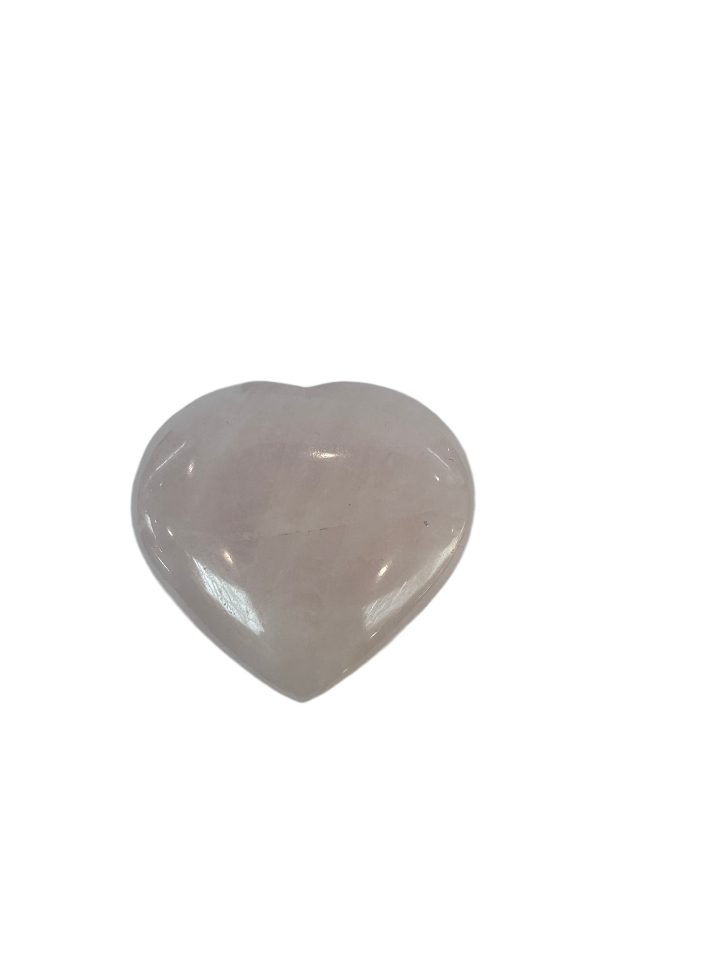 Heart shape rose quartz