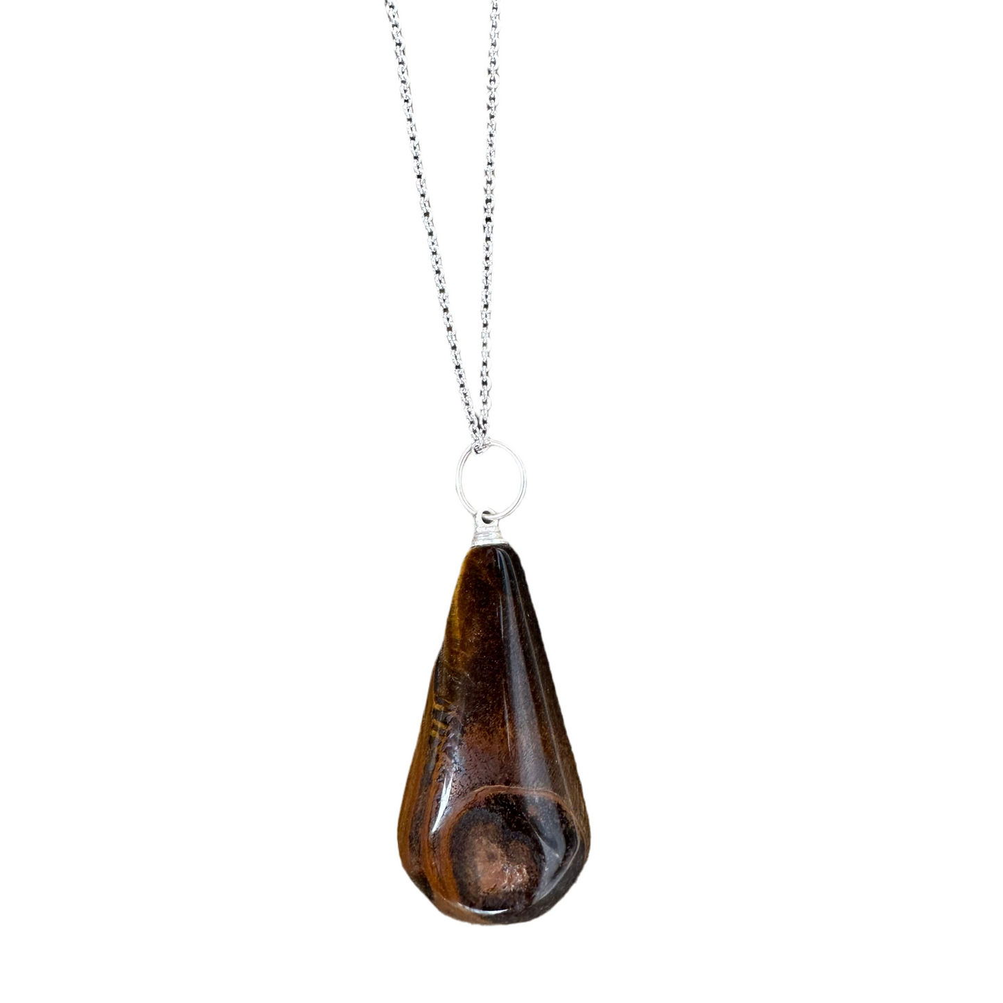 Sweet drop tigers eye necklace