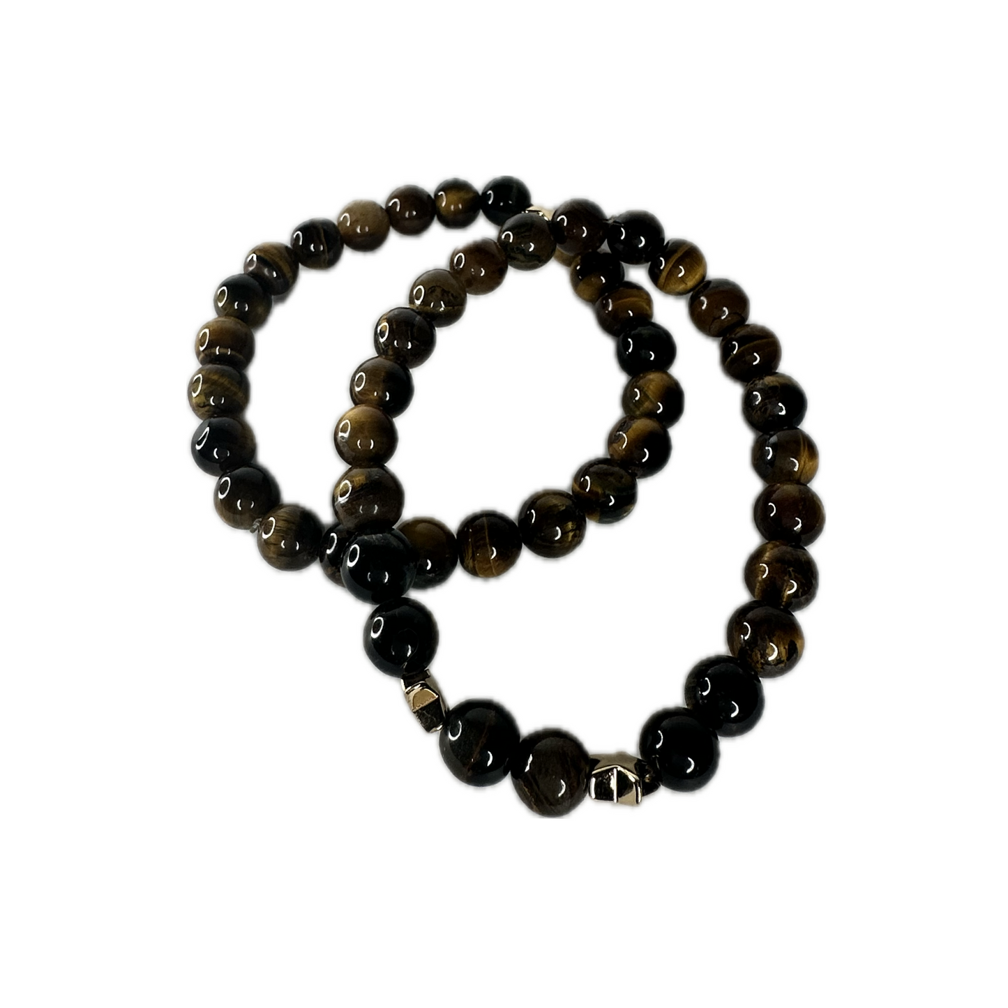 Shiny luck tigers eye gemstone bracelets