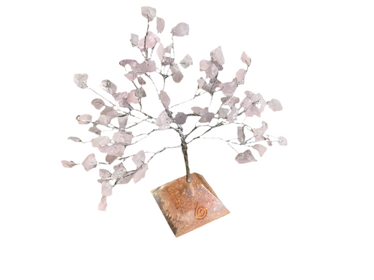 Rose quartz love tree