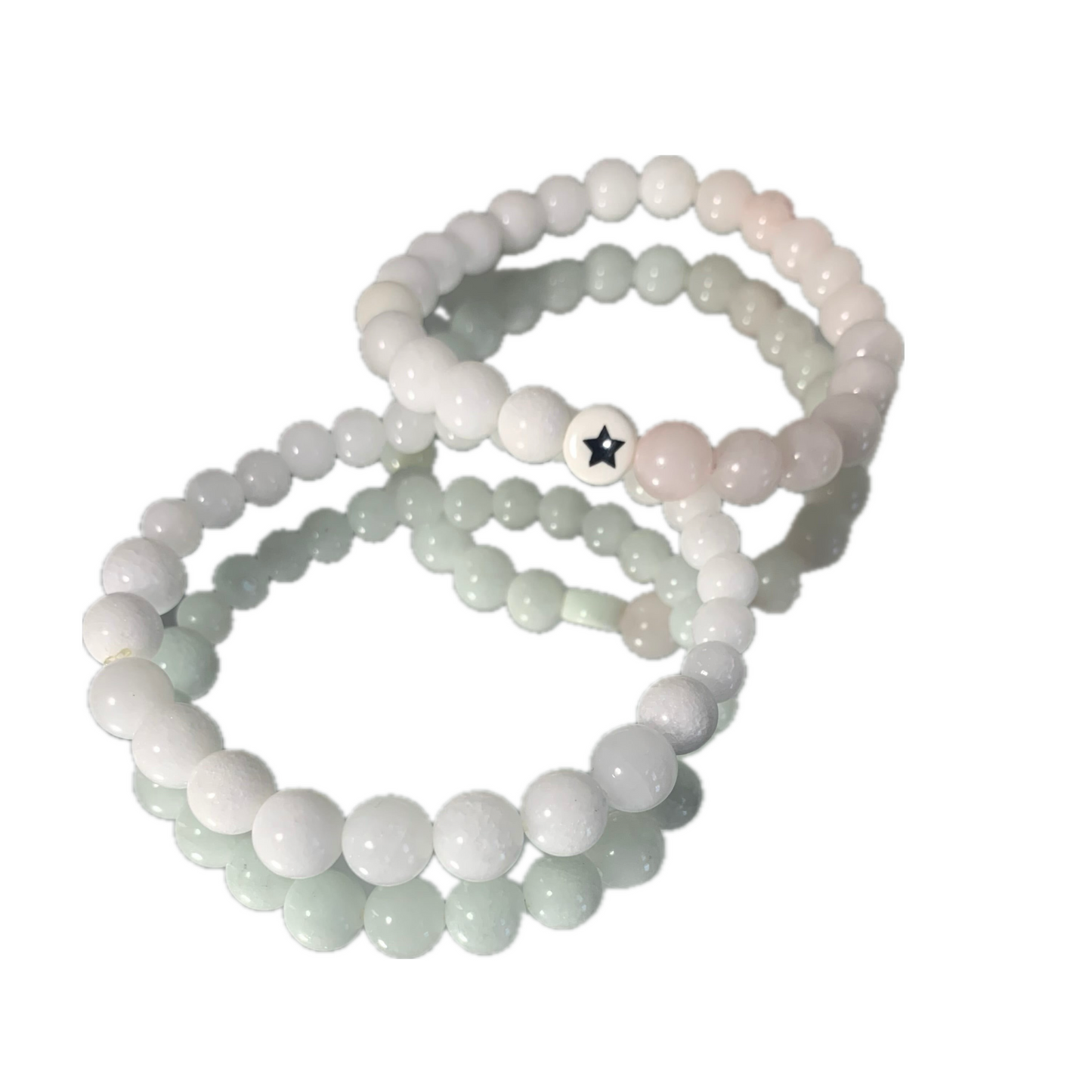 Rose quartz gemstone bracelets