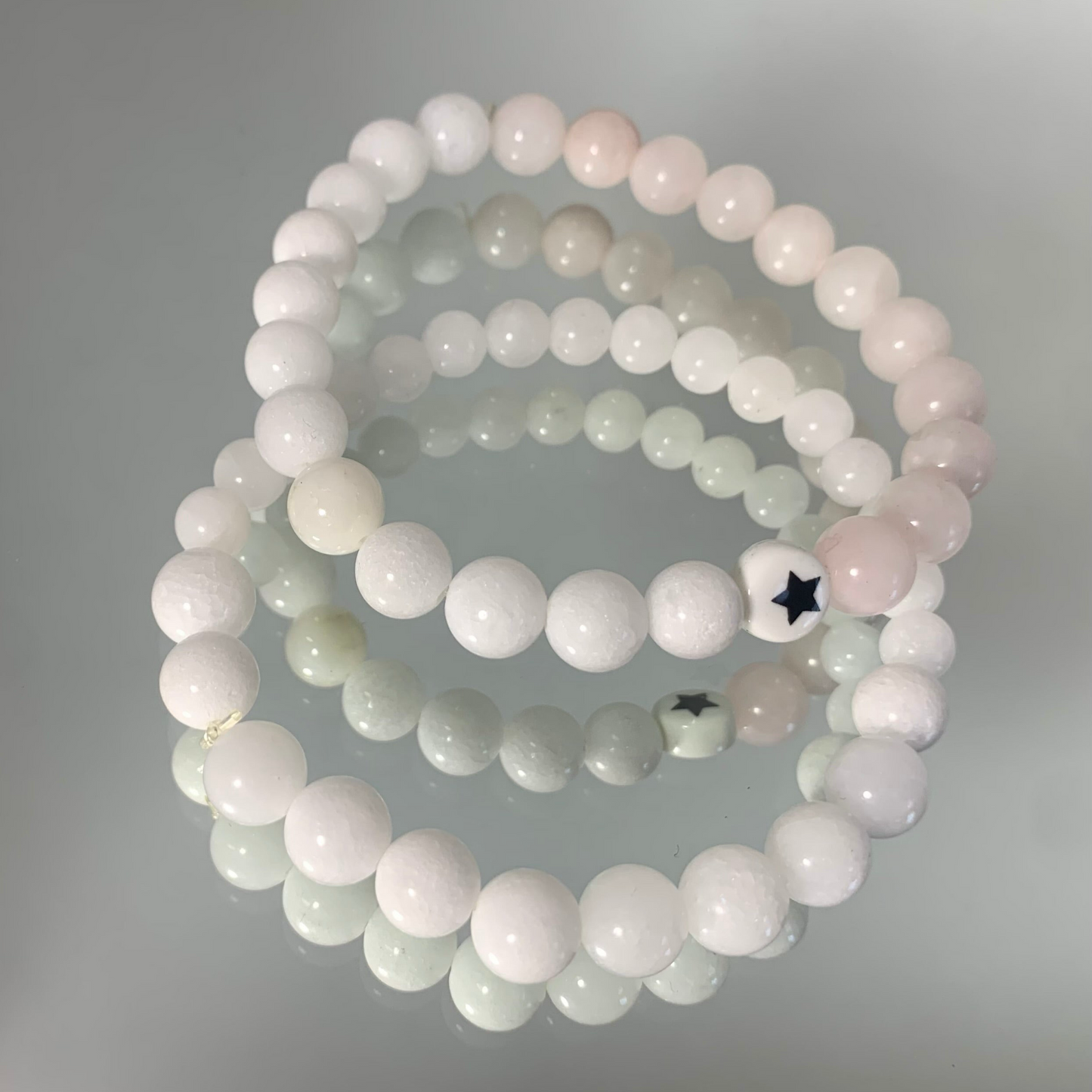 Rose quartz gemstone bracelets