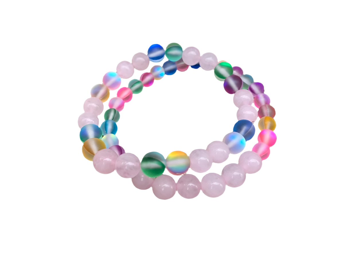 Funfetti love gemstone bracelets