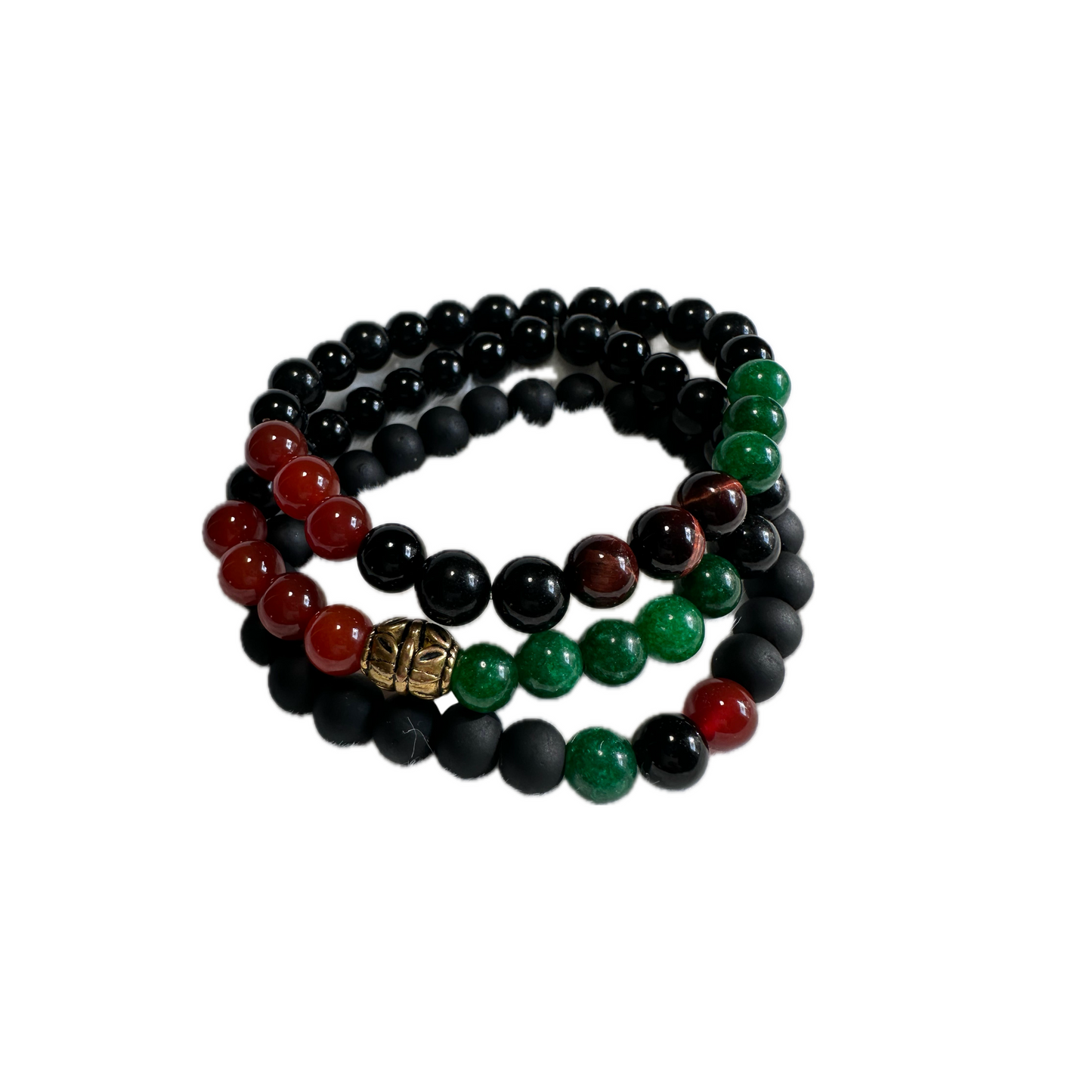 Multi colored gemstone bracelets