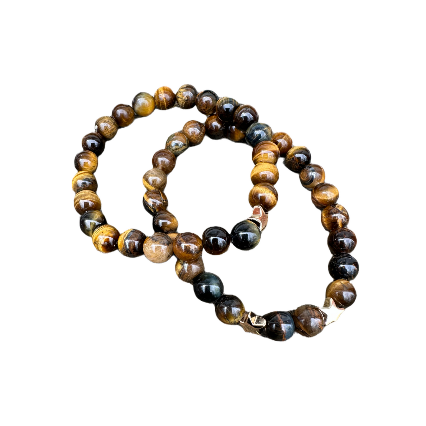 Shiny luck tigers eye gemstone bracelets