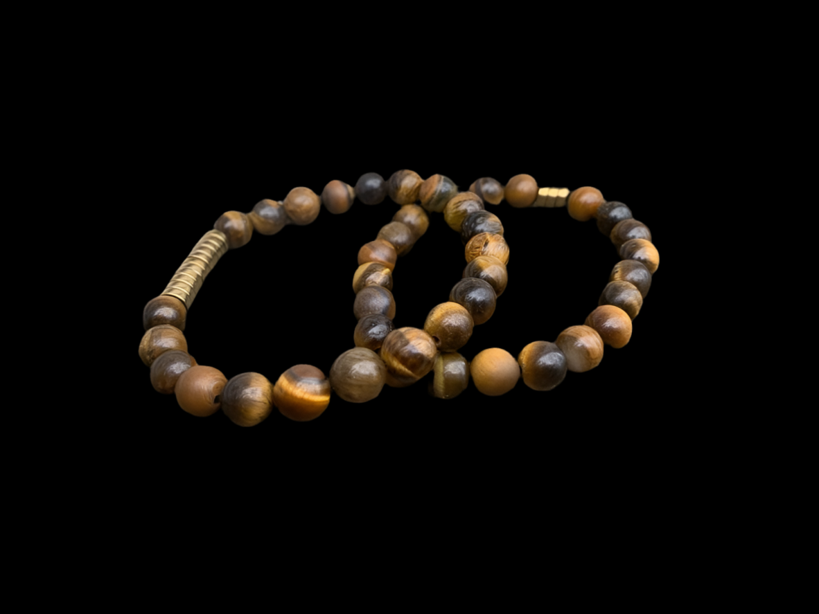 Attract luck tigers eye gemstone bracelets