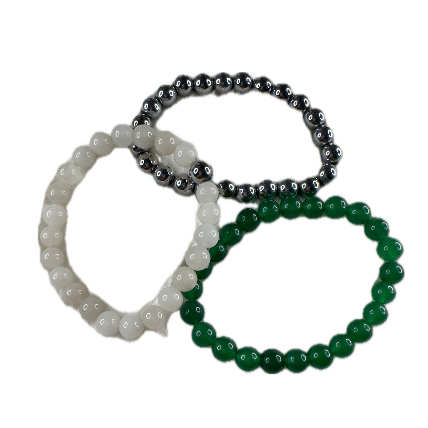 Attract abundance gemstone bracelets