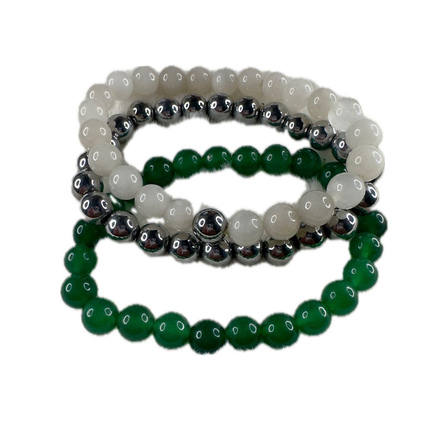 Attract abundance gemstone bracelets