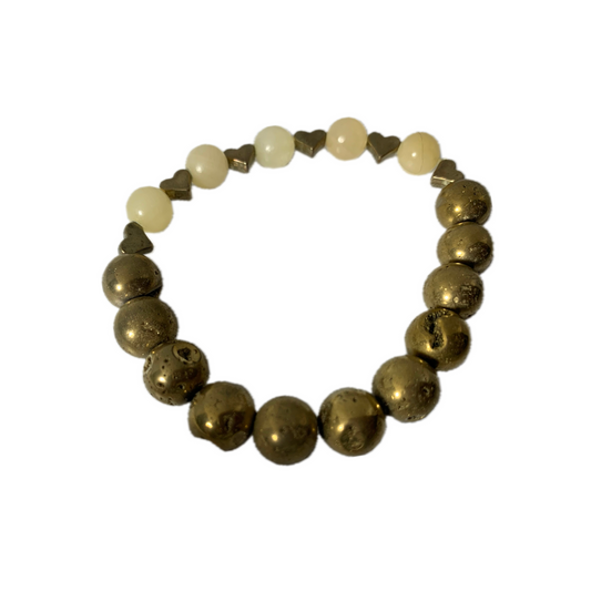 Honey jade crystal bracelets