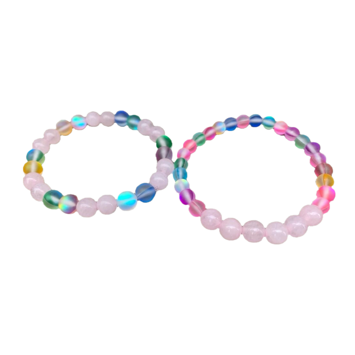 Funfetti love gemstone bracelets