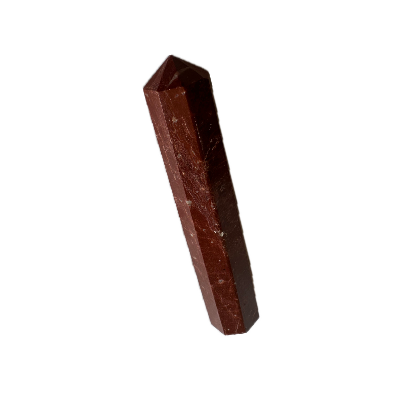 Red jasper stone point