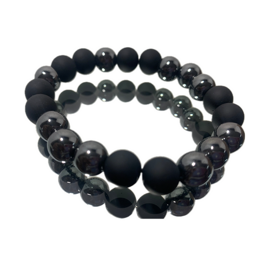 Black hematite bracelet