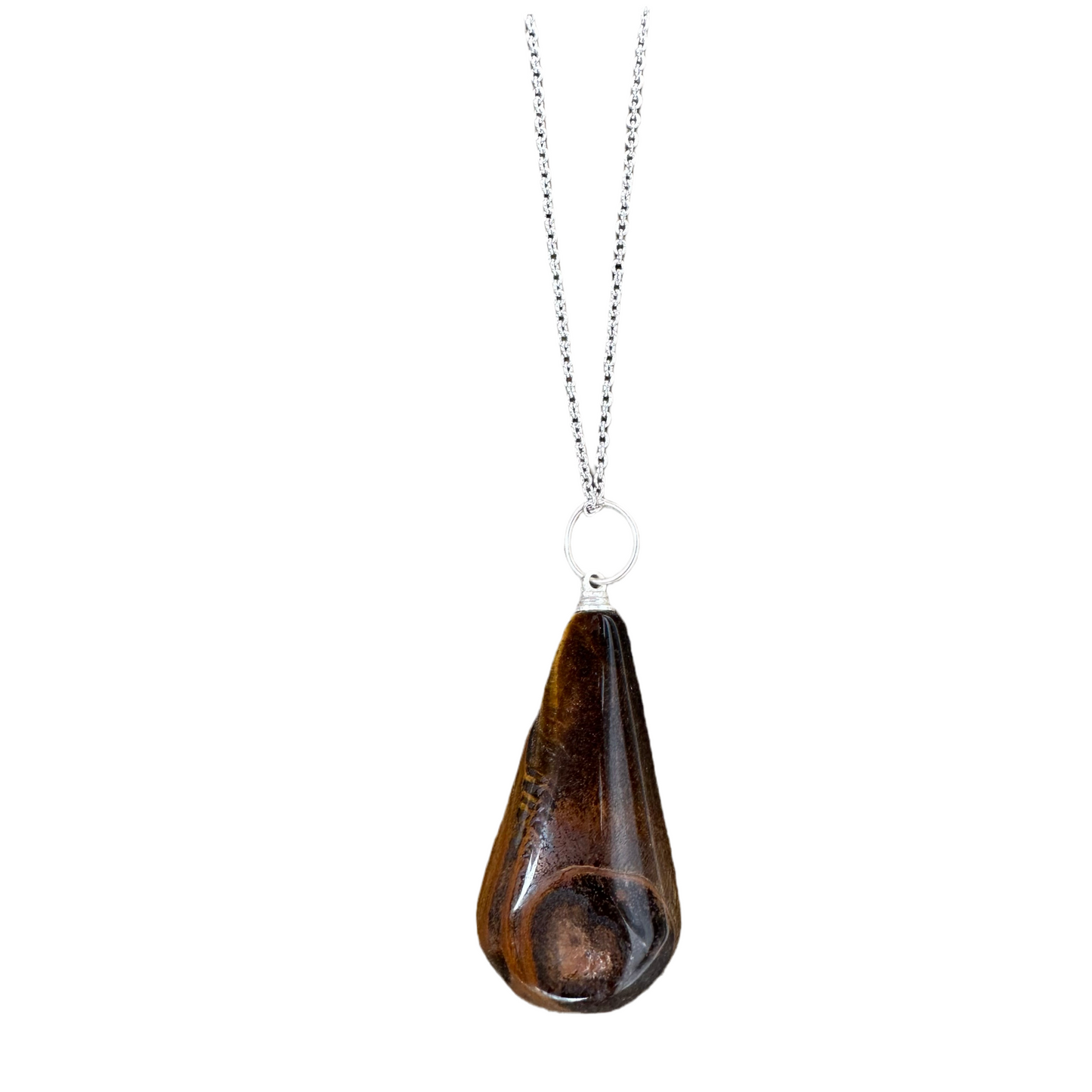 Sweet drop tigers eye necklace