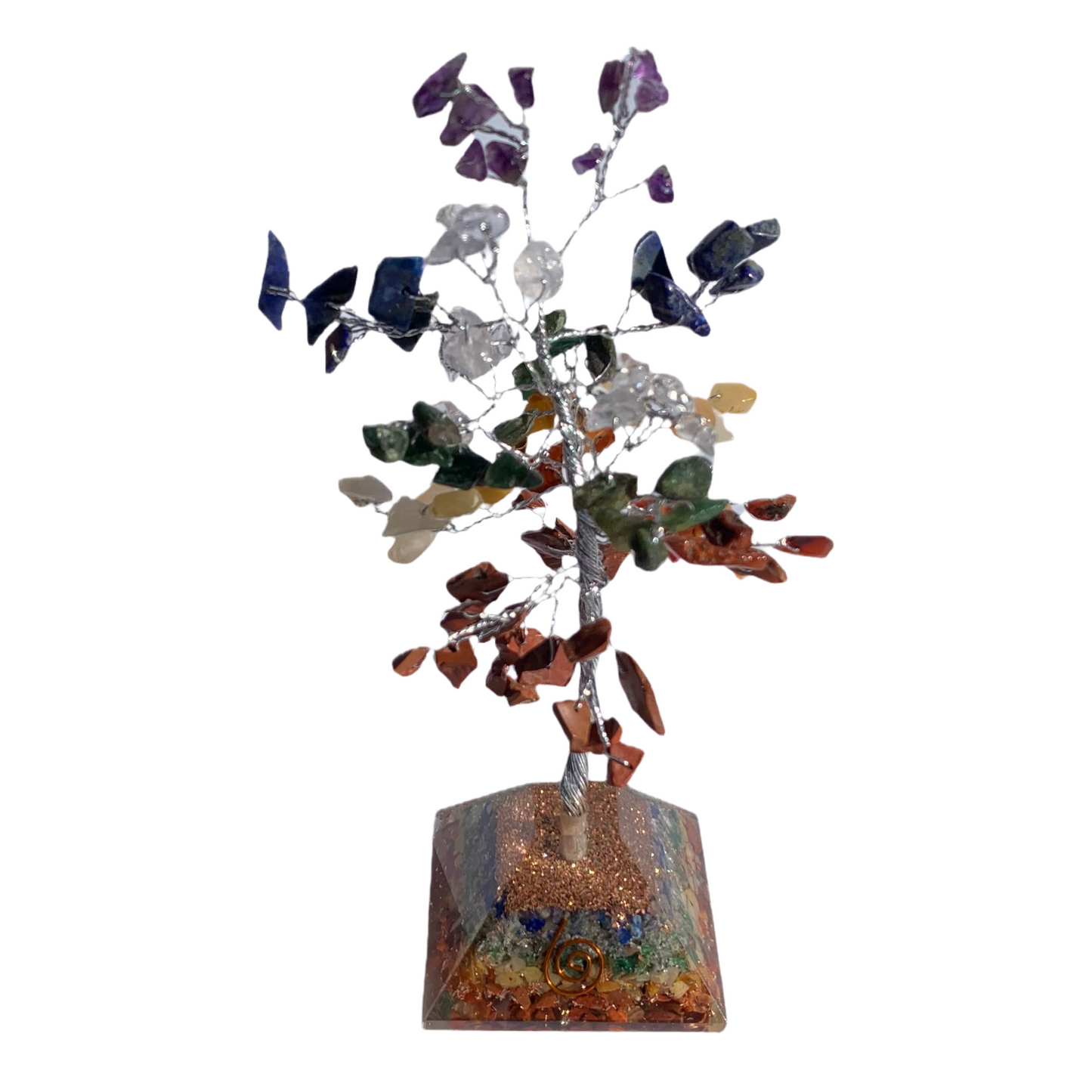 Chakra stone tree