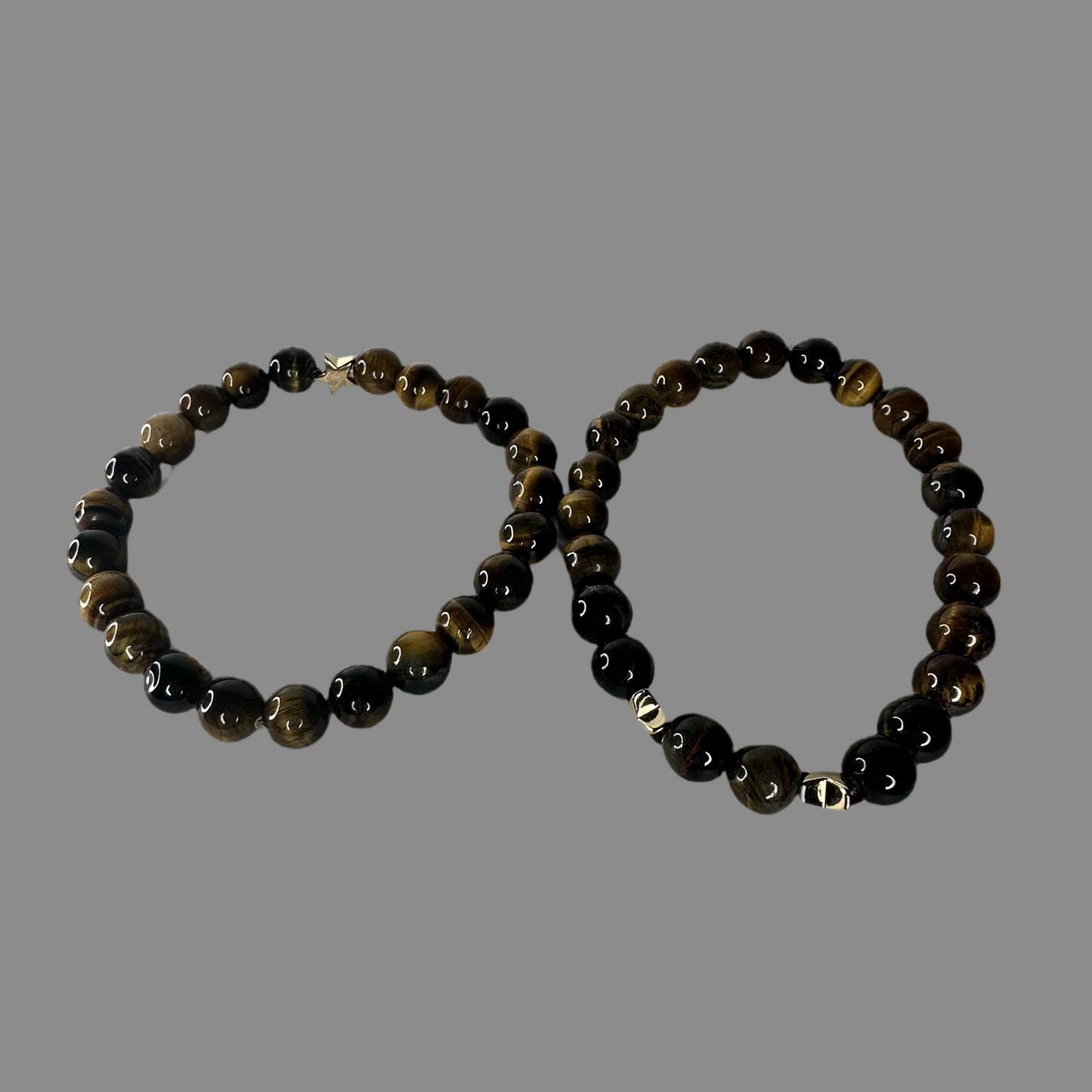 Shiny luck tigers eye gemstone bracelets