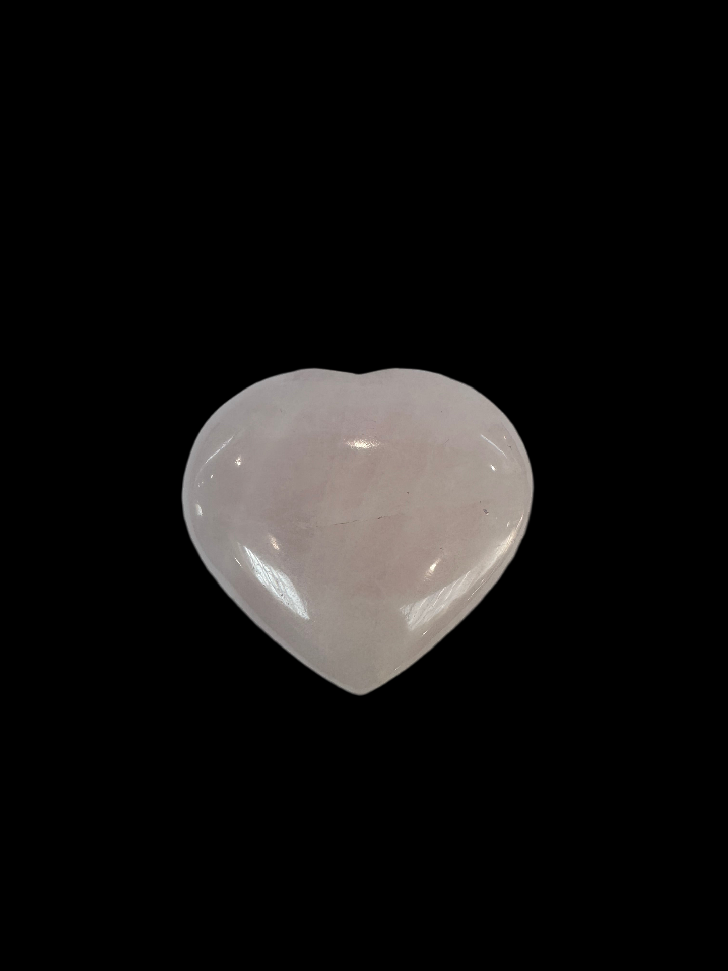 Heart shape rose quartz