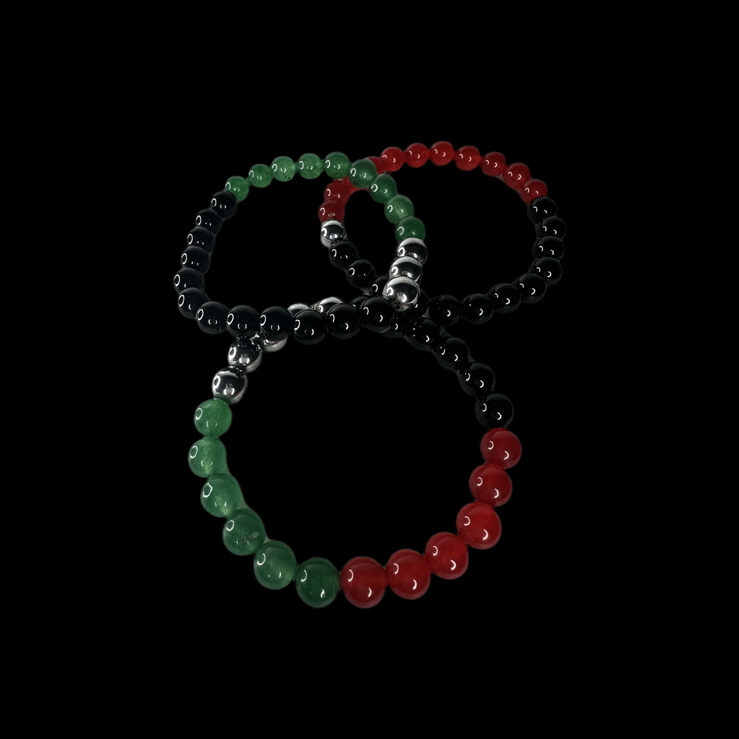 Multi Colored Gemstone Bracelets - Elegant Design with Various Colors, Smooth Finish, Includes Multiple Gemstones for Adults