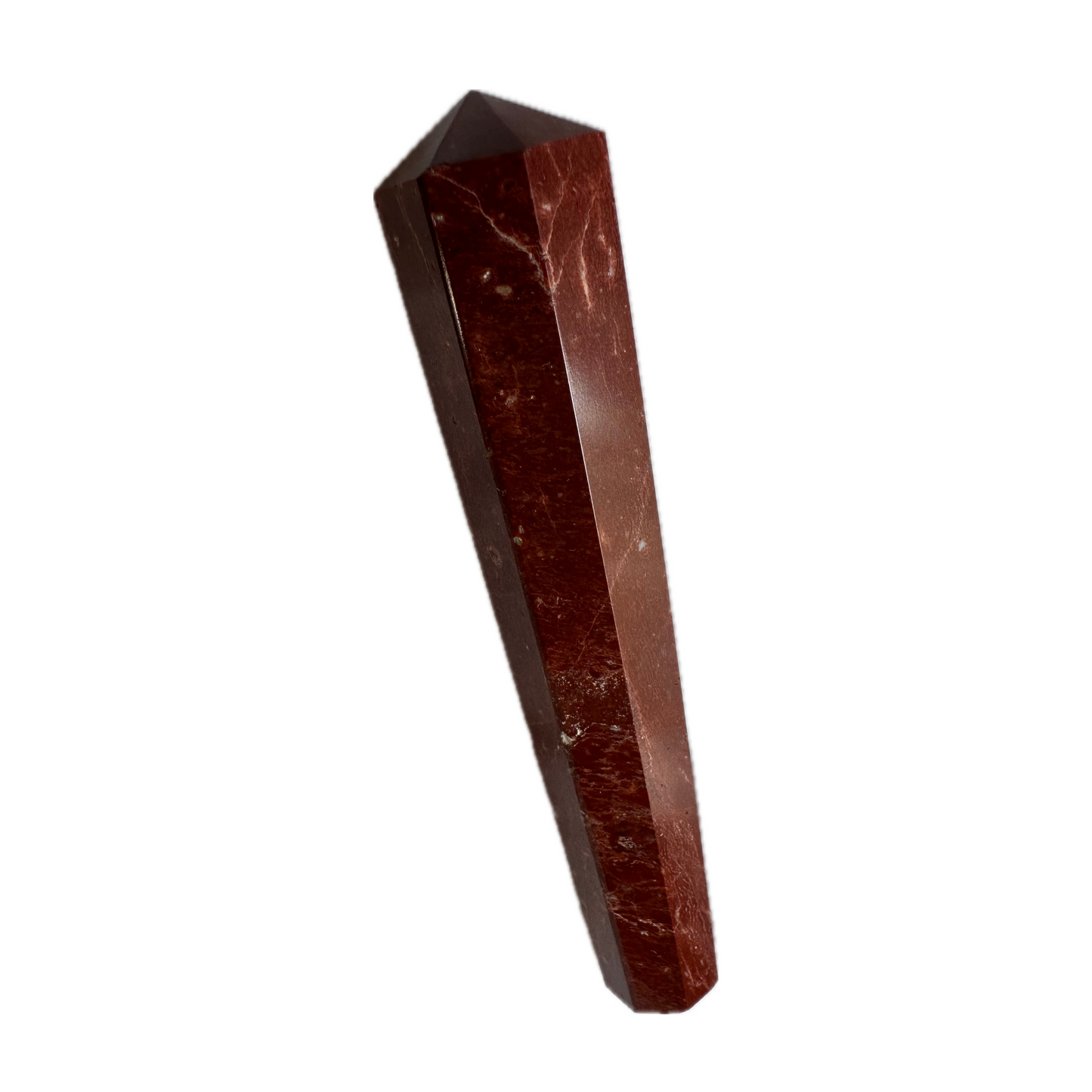 Red jasper stone point