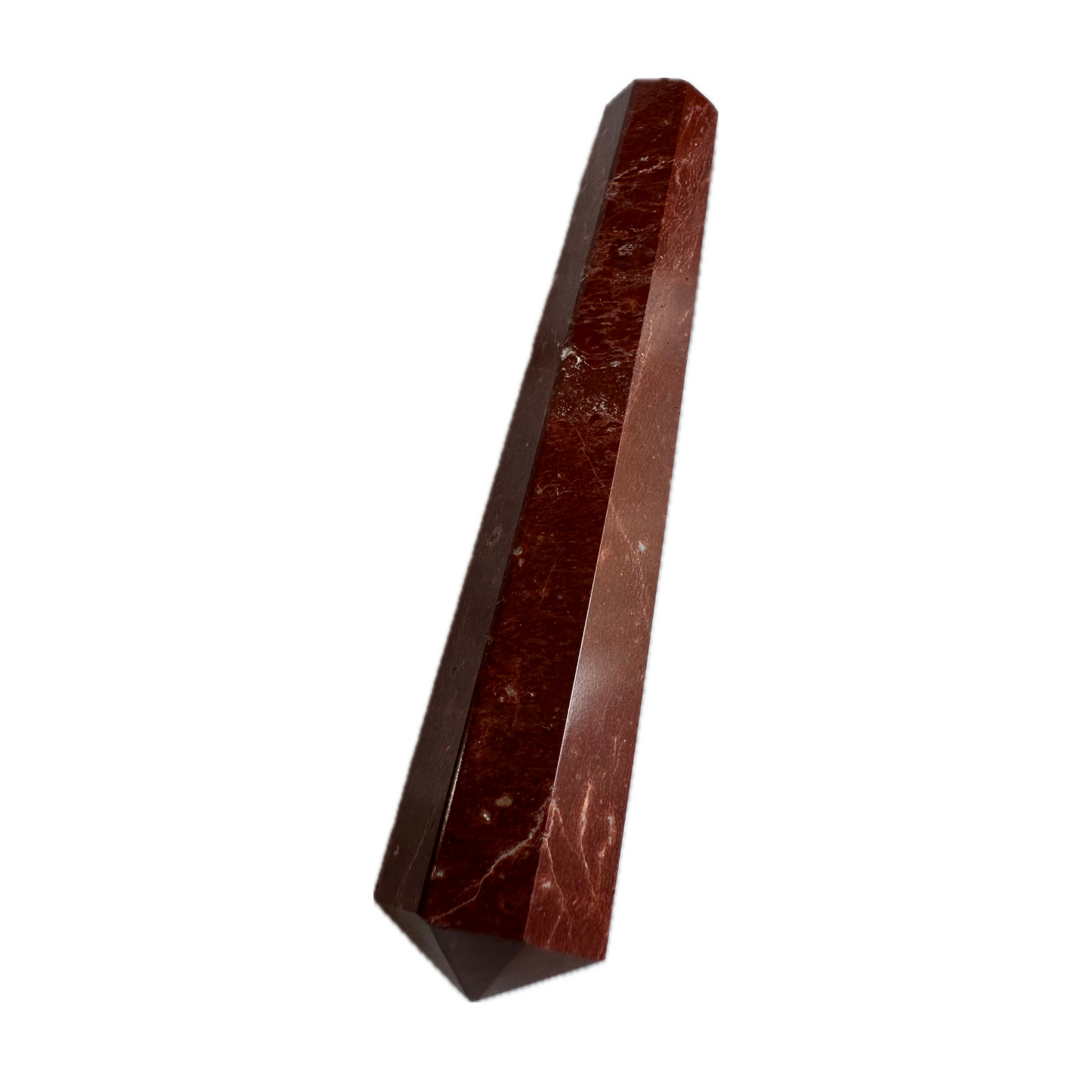 Red jasper stone point