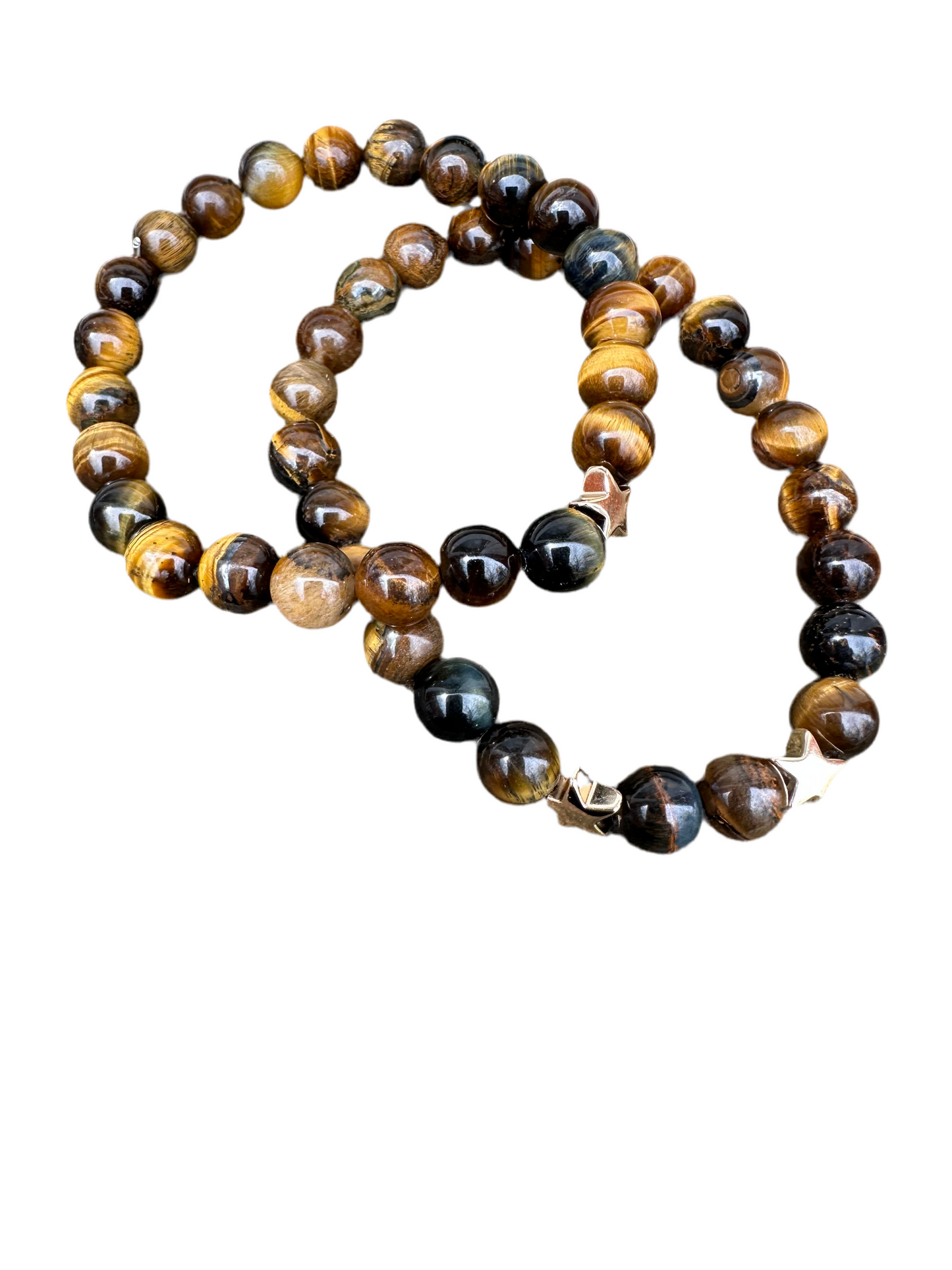 Shiny luck tigers eye gemstone bracelets