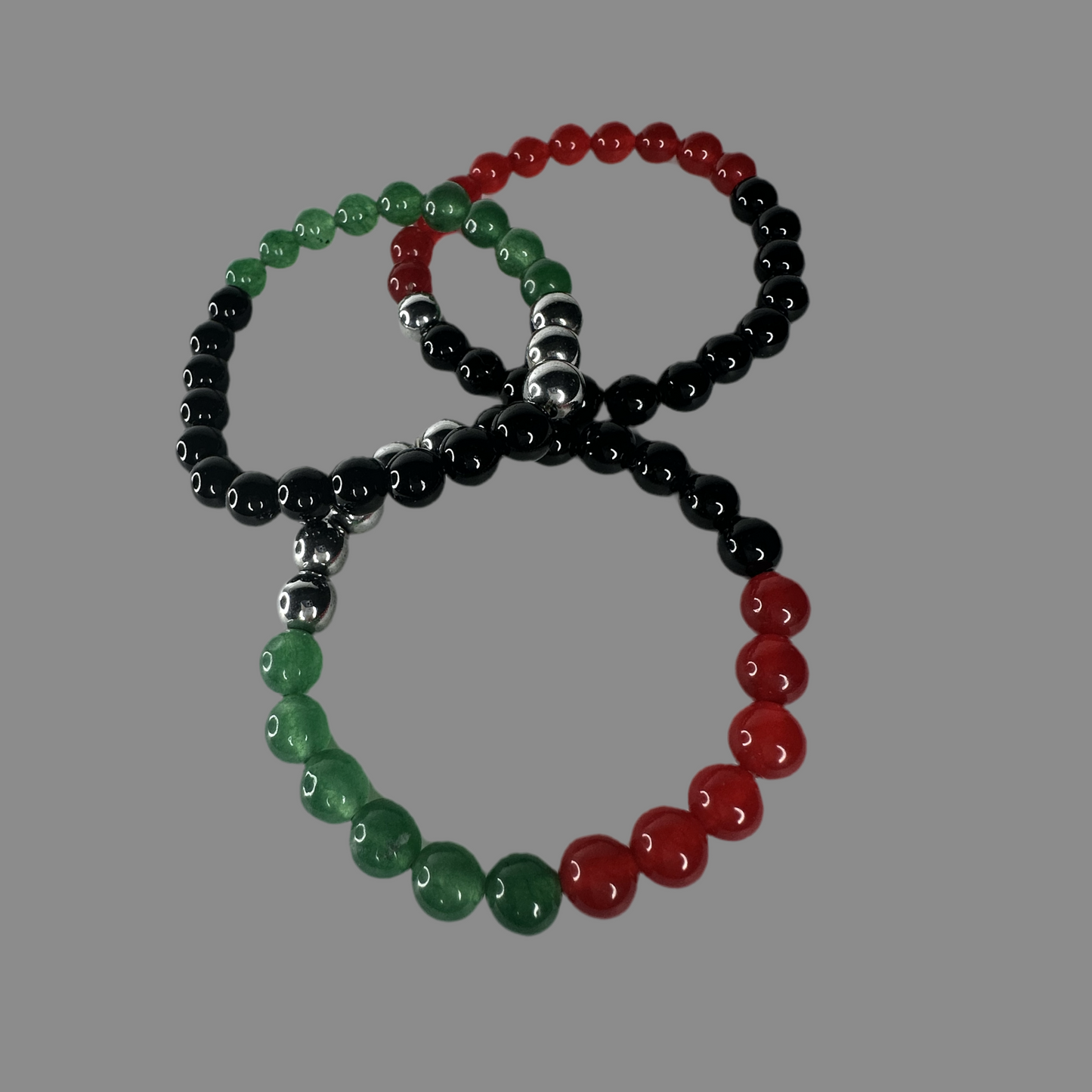 Multi Colored Gemstone Bracelets - Elegant Design with Various Colors, Smooth Finish, Includes Multiple Gemstones for Adults