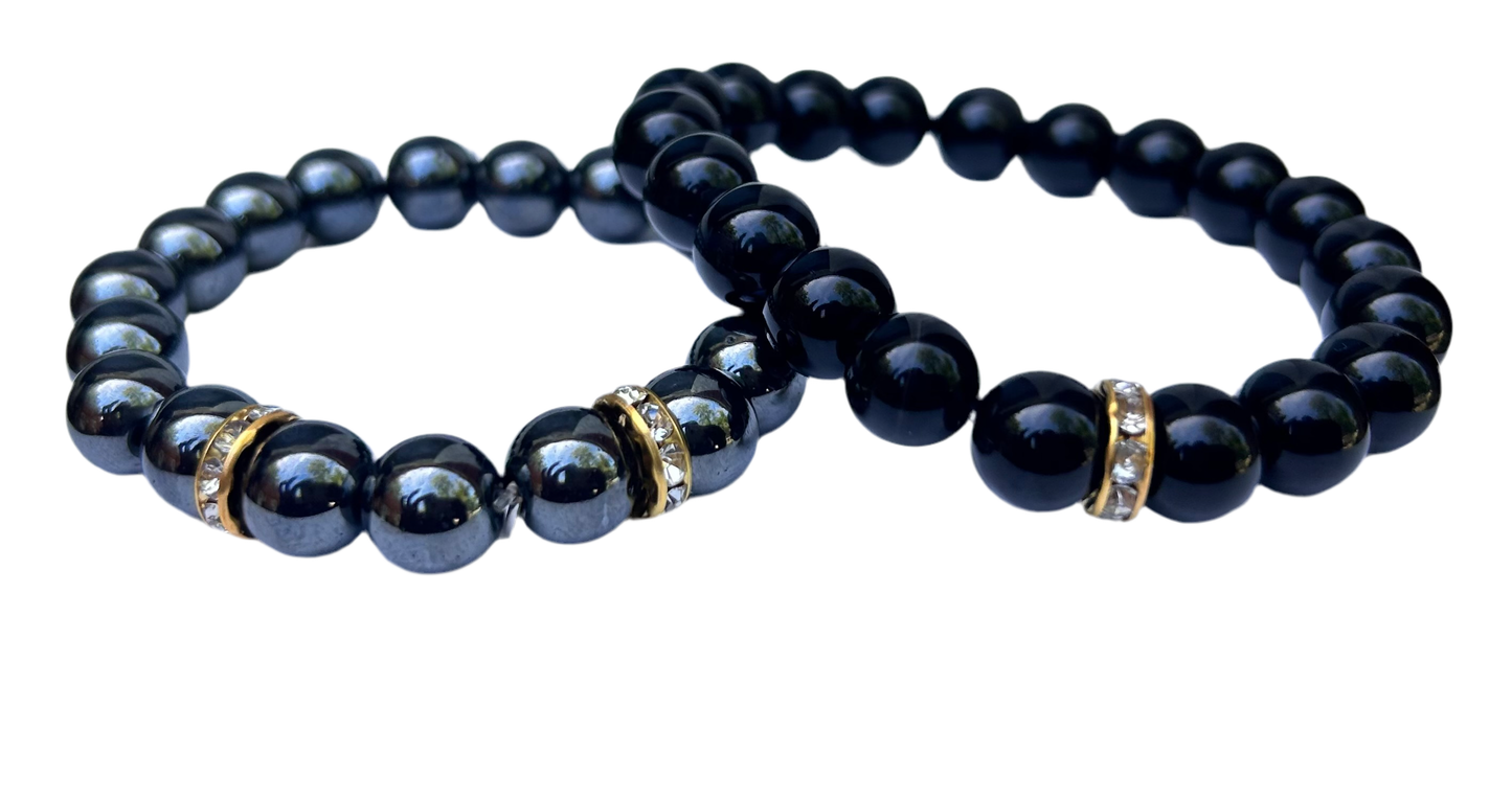 Hematite Black Jasper Bracelets
