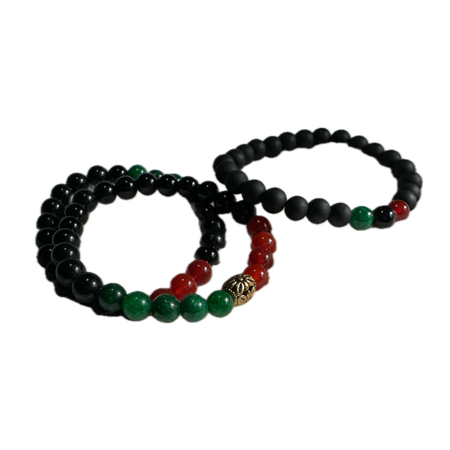 Multi colored gemstone bracelets