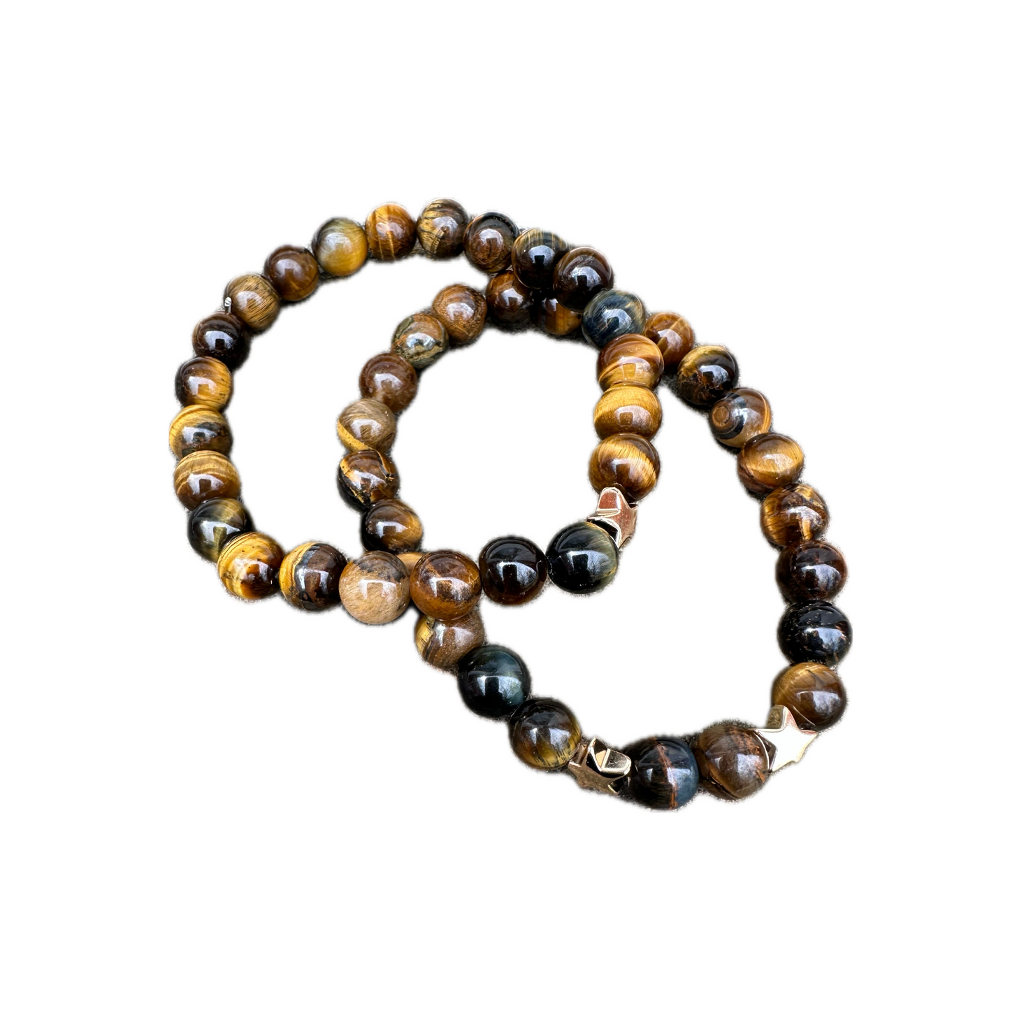 Shiny luck tigers eye gemstone bracelets