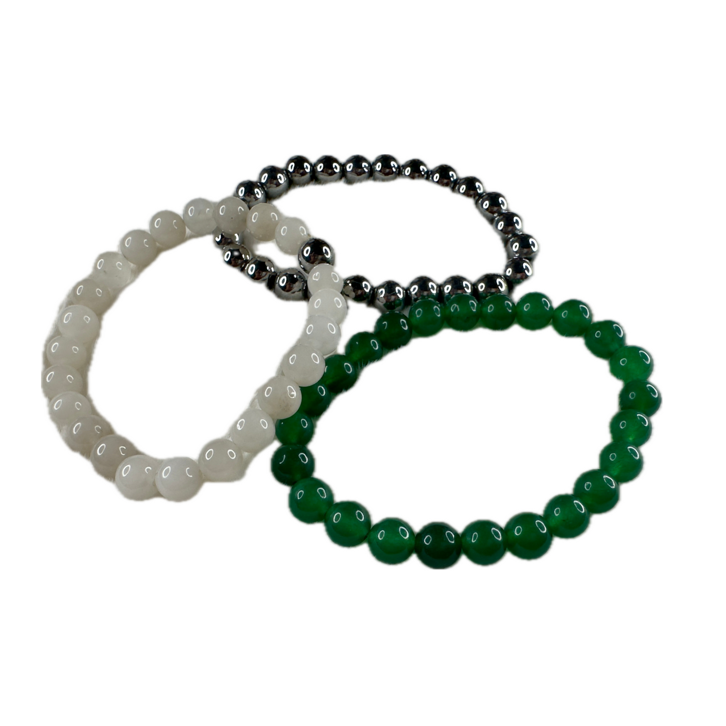 Attract abundance gemstone bracelets