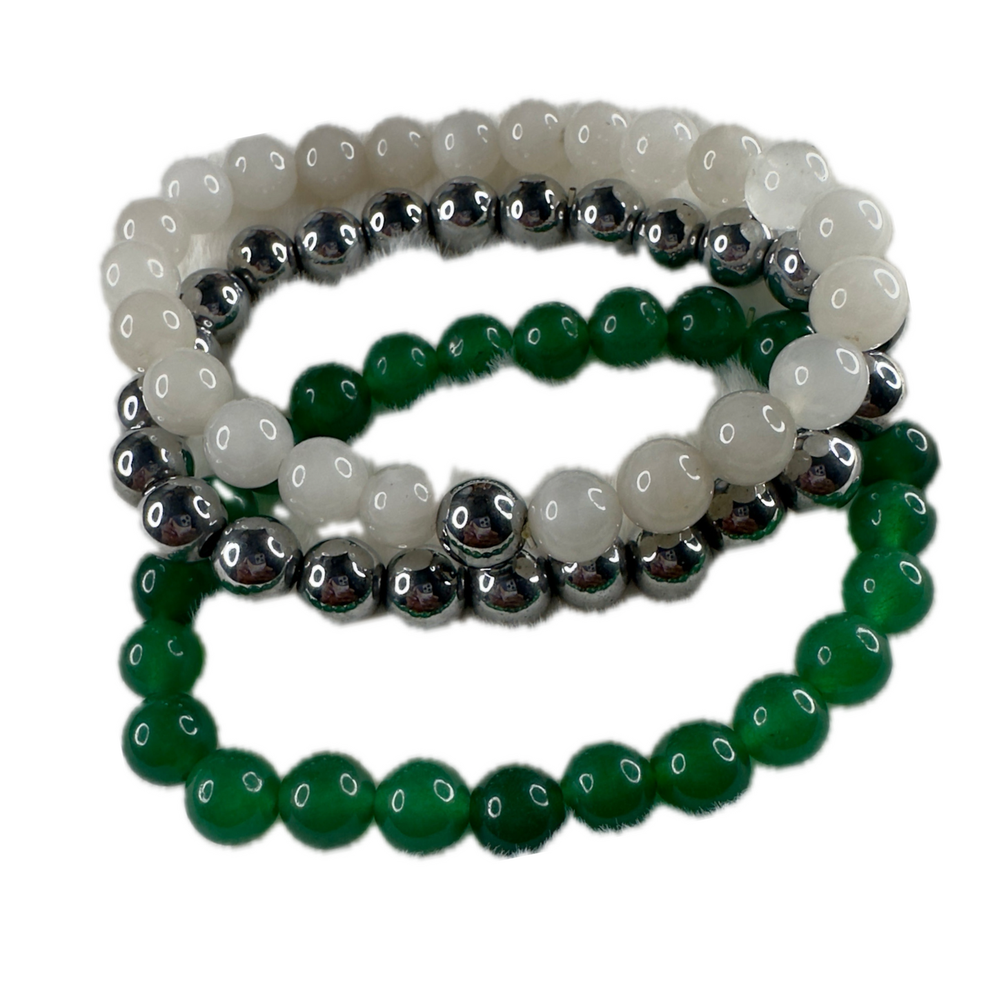 Attract abundance gemstone bracelets