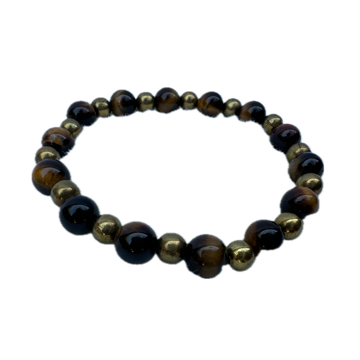 Pure Tigers eye gemstone bracelet