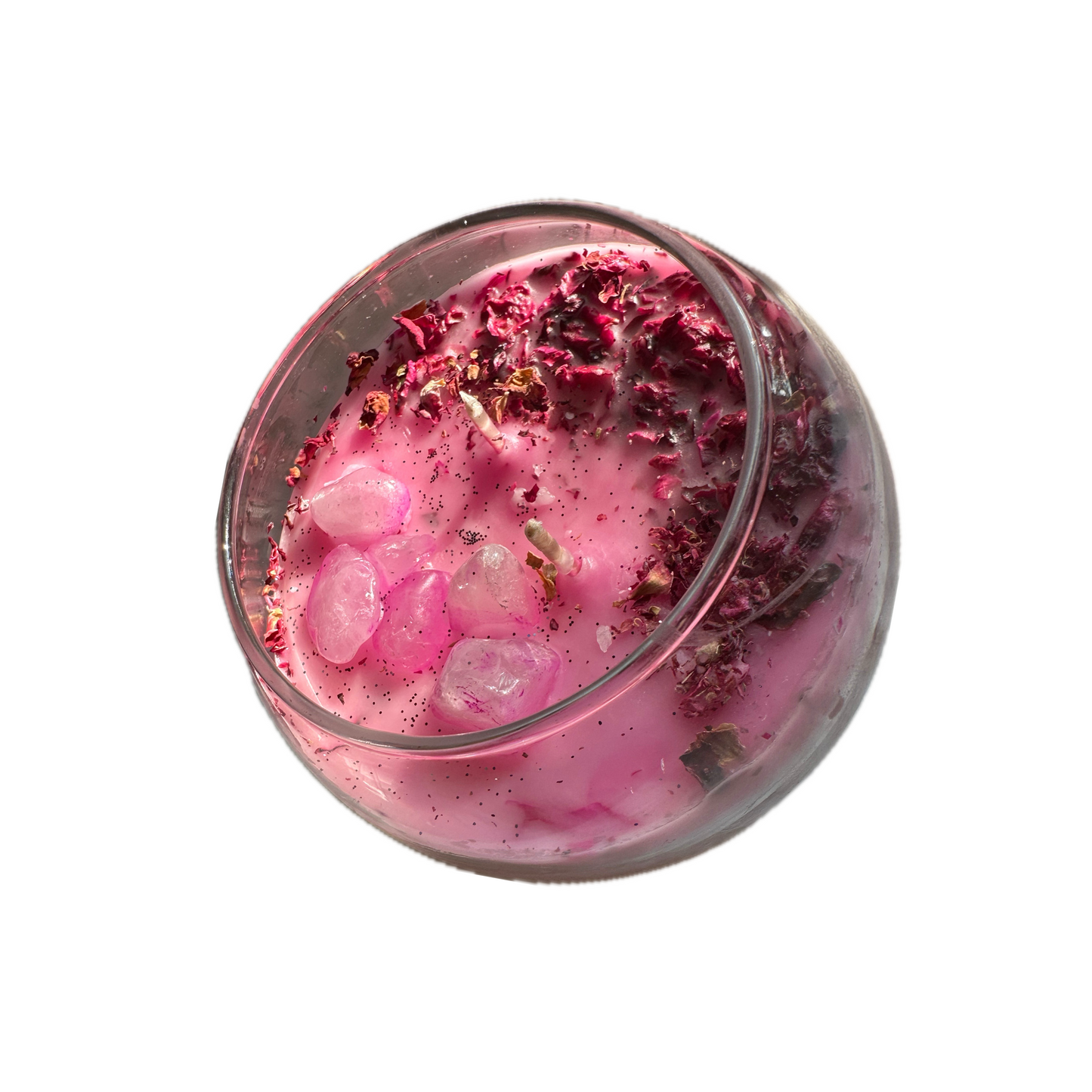 Crush rose self-love candle