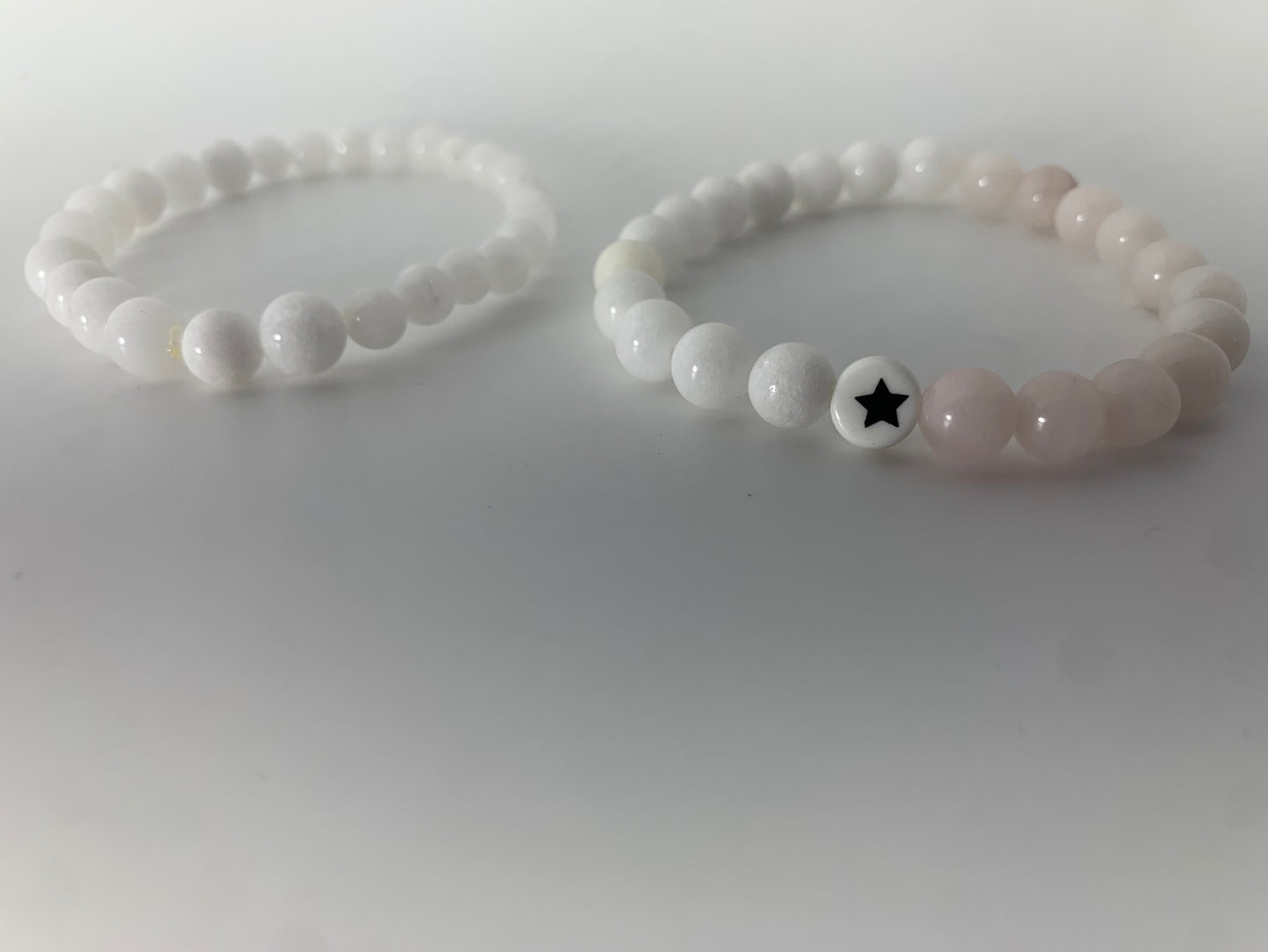 Rose quartz gemstone bracelets