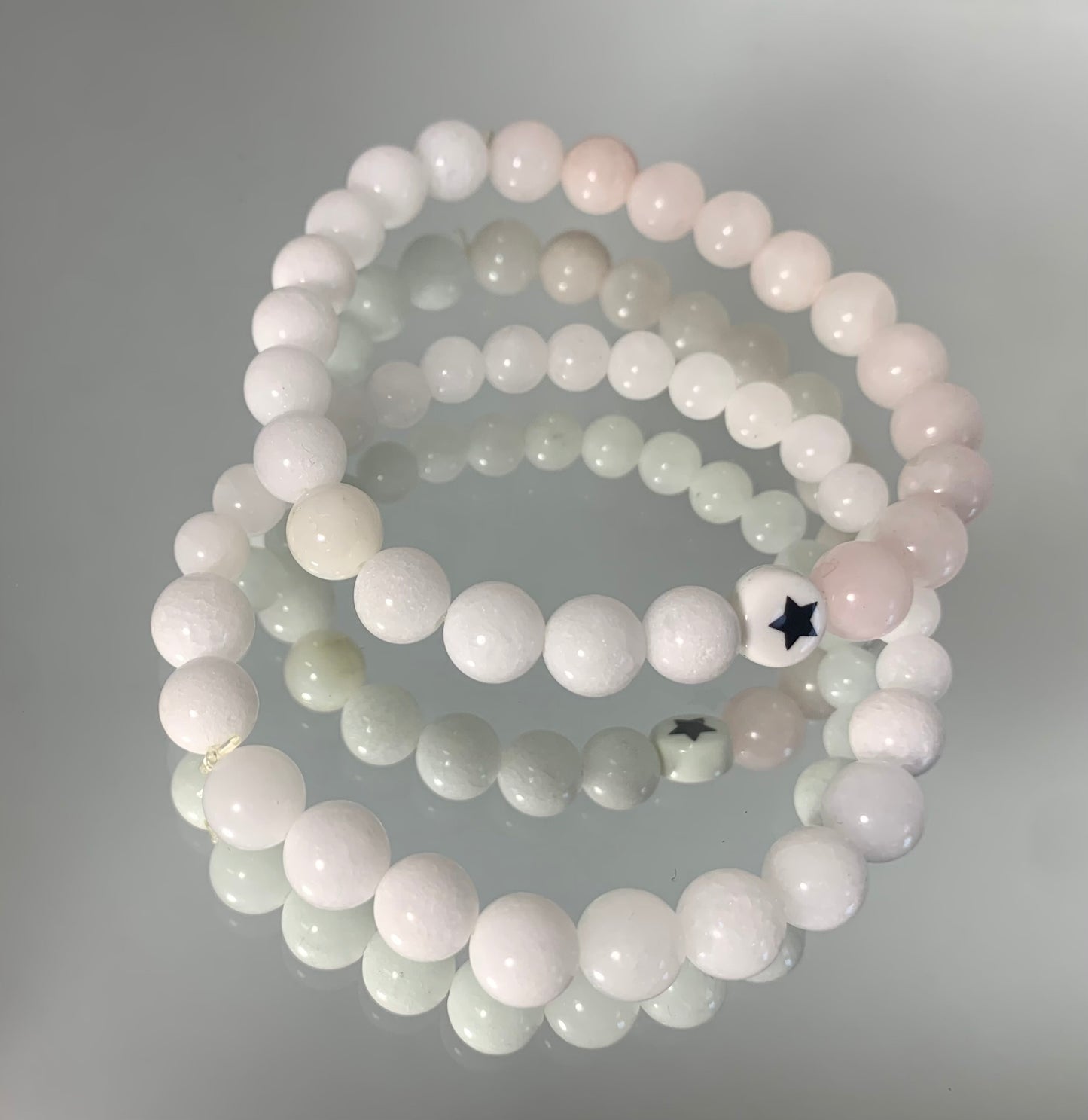 Rose quartz gemstone bracelets