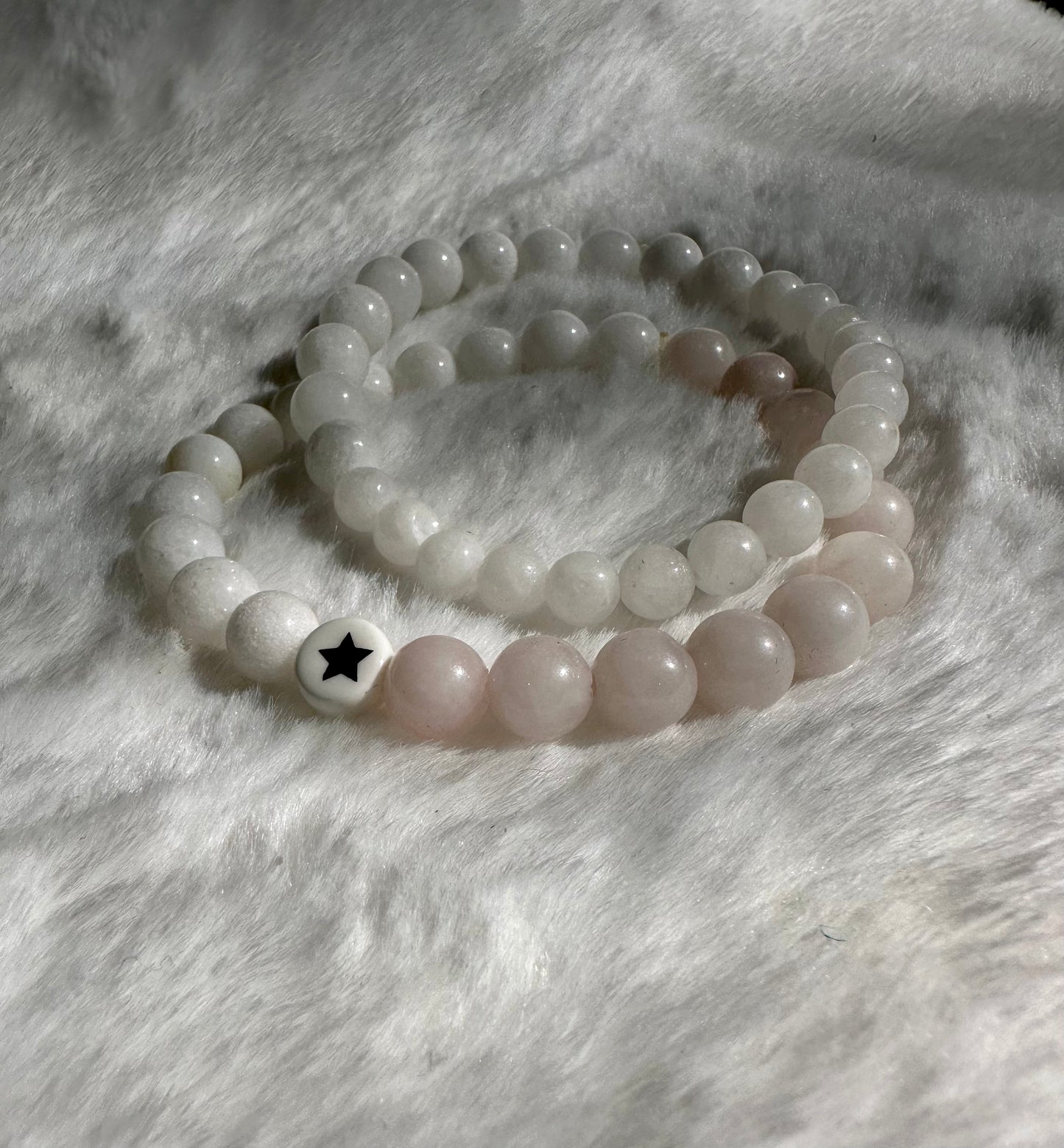 Rose quartz gemstone bracelets