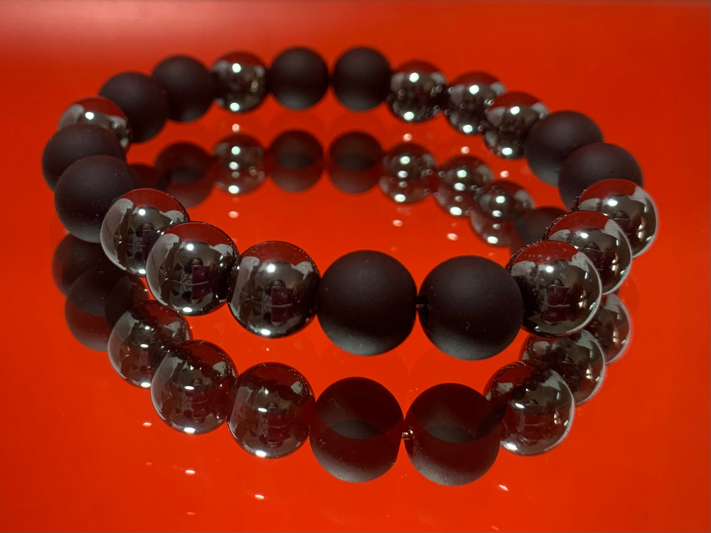 Black hematite bracelet